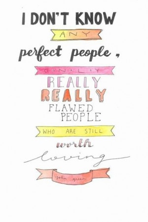 flawed people...