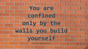 life walls struggle confined quotes