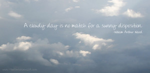 Cloudy Sunny Day Pics and Quotes
