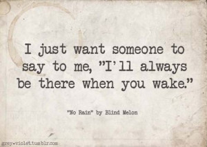 No Rain - Blind Melon