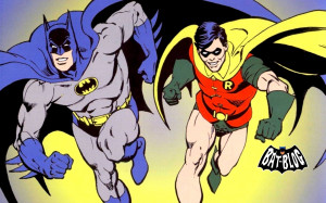 BATMAN AND ROBIN - Wacky Wallpaper Wednesday!