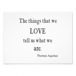 Vintage Aquinas Love Inspirational Quote / Quotes Photograph