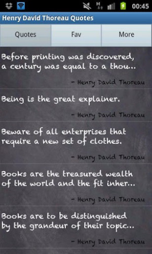 View bigger - Henry David Thoreau Quotes for Android screenshot