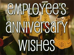 Employment Anniversary Messages http://articles.whmsoft.com/related ...