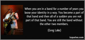 in collection band band members quotes