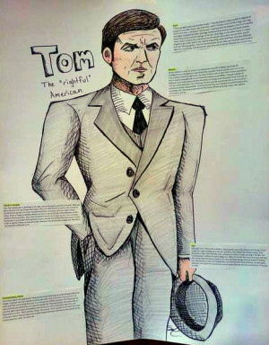 Tom Buchanan Great Gatsby Drawing Tom buchanan from the great