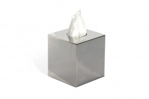 Stainless Steel Tissue Box with Removable Base