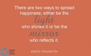 Edith Wharton quote. #OmahaReads #EdithWharton