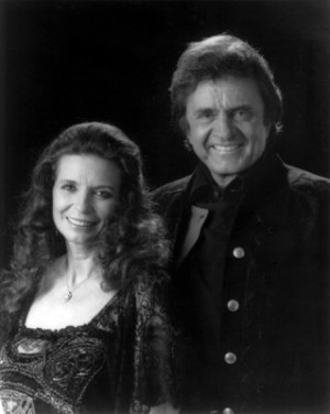 June Carter Cash and Johnny Cash, partners in music and in life.
