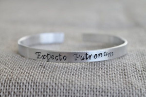Expecto Patronum - Harry Potter Spell Magic Aluminium Silver Metal ...