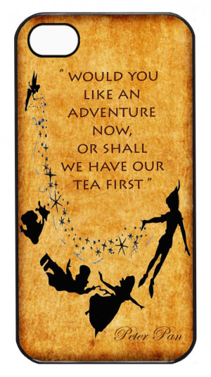 Peter Pan Tinkerbell Vintage Quote #5 Cell Phones Cover Case for Apple ...