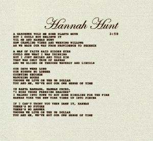 Hannah Hunt | Vampire Weekend