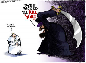 Pope Insults Islam–Cartoons Galore!