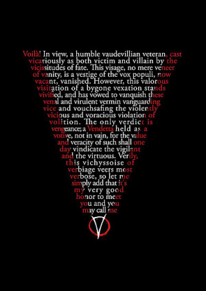 For Vendetta Poster Quote V for Vendetta - Who are you