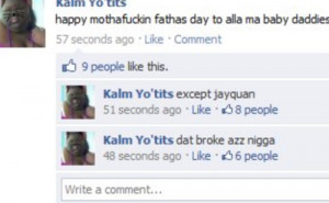 ghetto facebook status #funny facebook status #father's day #ghetto ...