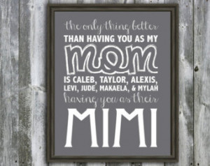 For Mimi Nana Grandma Etsy Quotes Mothers Day Grandmas