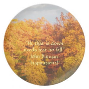 Colorful Leaves Changing Inspirational Quote Plate