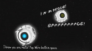 Portal 2 Space Core Human