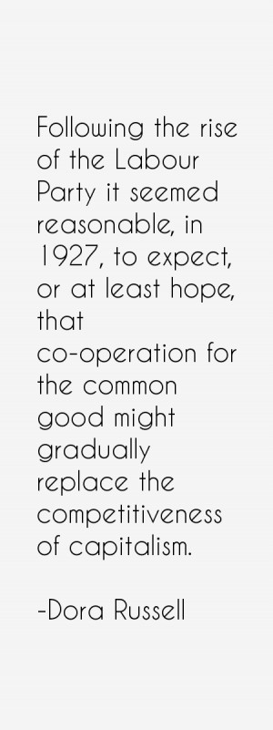 Following the rise of the Labour Party it seemed reasonable in 1927
