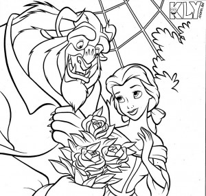 Dia dos namorados- desenhos para colorir da Disney