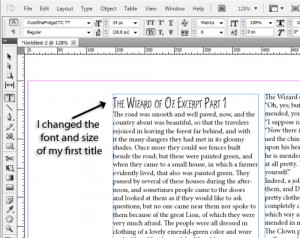 Using Character and Paragraph Styles in InDesign CS5