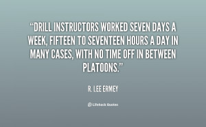 Drill Instructor Quotes