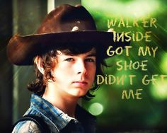 Carl Grimes (voice over) at 4x09 | The Walking Dead quotes