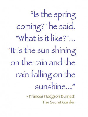 April | #Spring #Garden #Book_quote