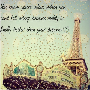 quote by Dr. Seuss. Not to mention being in love AND being Paris ...