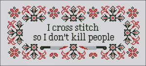 cross stitch quote