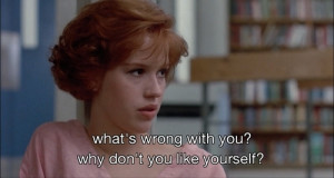 movie quote, quote, the breakfast club, molly ringwald. qif