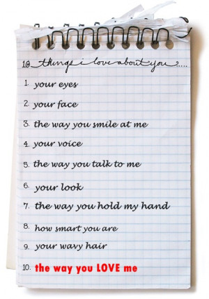 10 things i love about you