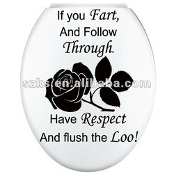 funny bathroom toilet wall quotes