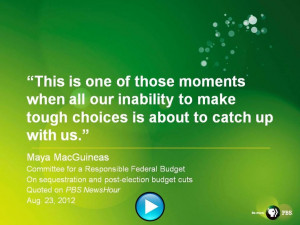 ... more from her and former budget director Alice Rivlin on PBS NewsHour
