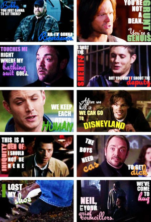 gifset] Supernatural Quotes #Dean #Sam #Castiel #Bobby #Crowley #SPN