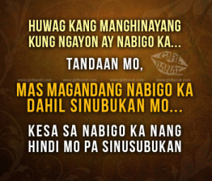 ... Tagalog Motivational Quotes be featured here in our website. Have fun