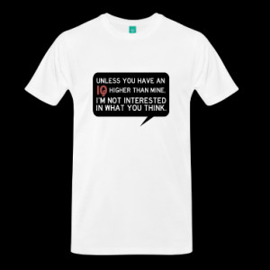 Fringe Quote: Not interested in what you think T-Shirt