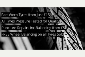 Part Worn Tyre Bay in Plymouth Offering Great Value and Great Quality