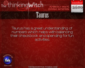 Thinking Witch Taurus Fact for today