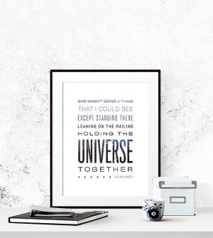 Salinger Quote - Typographic Print - A Girl I Knew Quote - Art ...