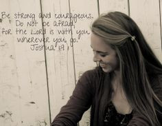 Senior picture with favorite quote or Bible verse! Brilliant! More