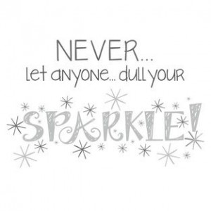 Your Sparkle Wall Quote - You are one in a million! This wall quote ...
