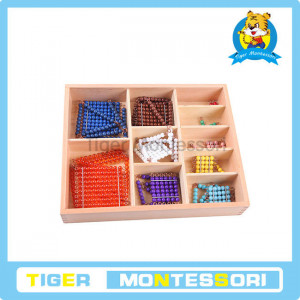 Montessori math materials,wooden toys,Short Bead Chain from China