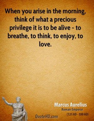 Marcus Aurelius Quotes When You Arise In The Morning When you arise in ...