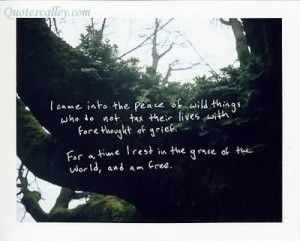 ... Of Wild Things Who Do Not Tax Their Lives With Fore Thought Of Grief