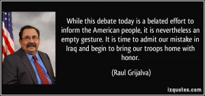 More Raul Grijalva Quotes