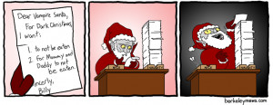 Hoping Vampire Santa Brings You a Very Dark Christmas In Comic By ...
