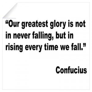 ... > Wall Art > Wall Decals > Confucius Greatest Glory Quote Wall Decal