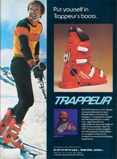 1977 Trappeur ad with Jean Claude Killy More