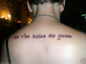 Latin Tattoo Quotes Design For Girls